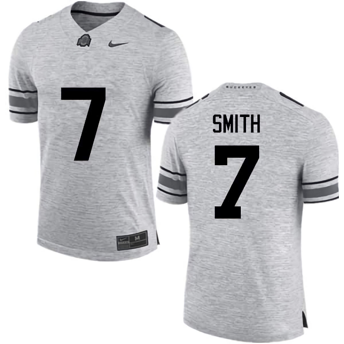 Rod Smith Ohio State Buckeyes Men's NCAA #7 Nike Gray College Stitched Football Jersey OAI8056EU
